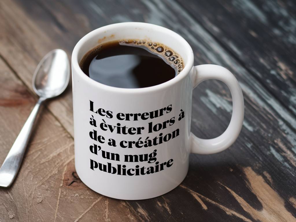 Les erreurs à éviter lors de la création d’un mug publicitaire